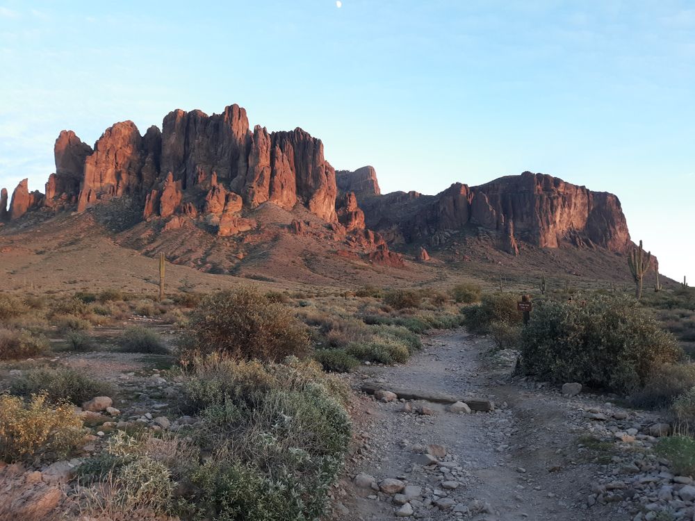 Scenic view at Siphon Draw Trail