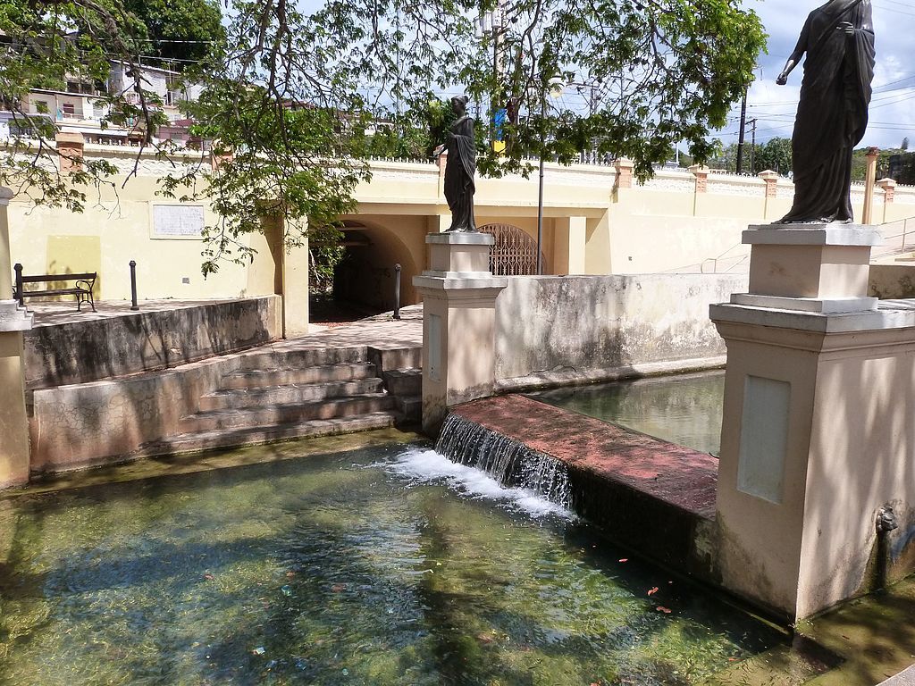 Enclosed spring of El Parterre