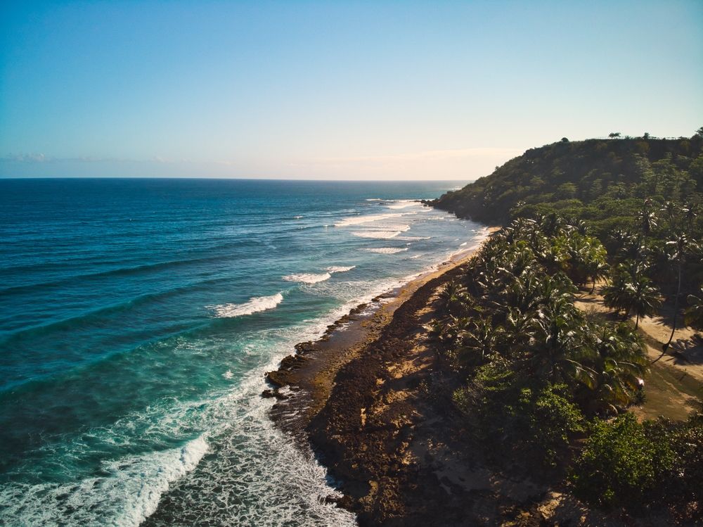 Aerial view of Surfer’s Beach