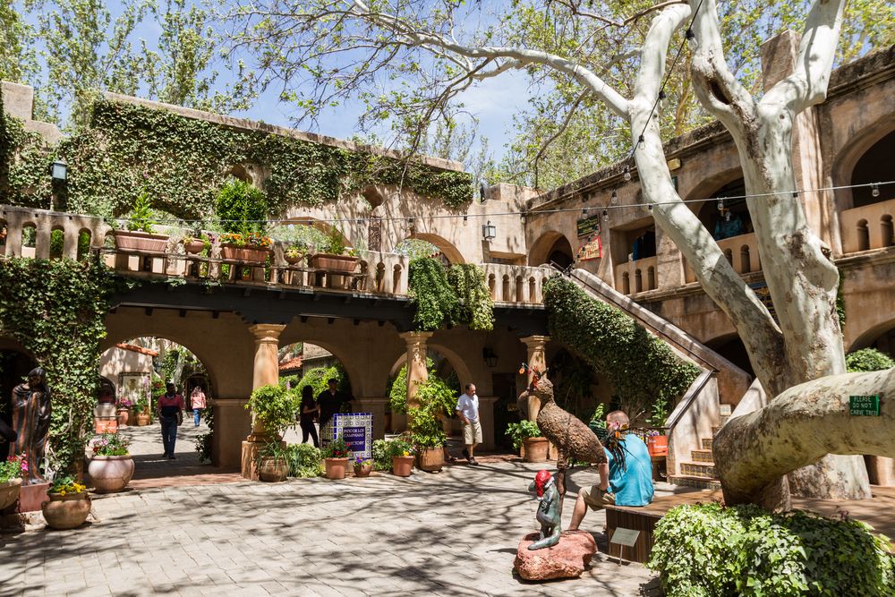 View of Tlaquepaque Arts and Crafts Village