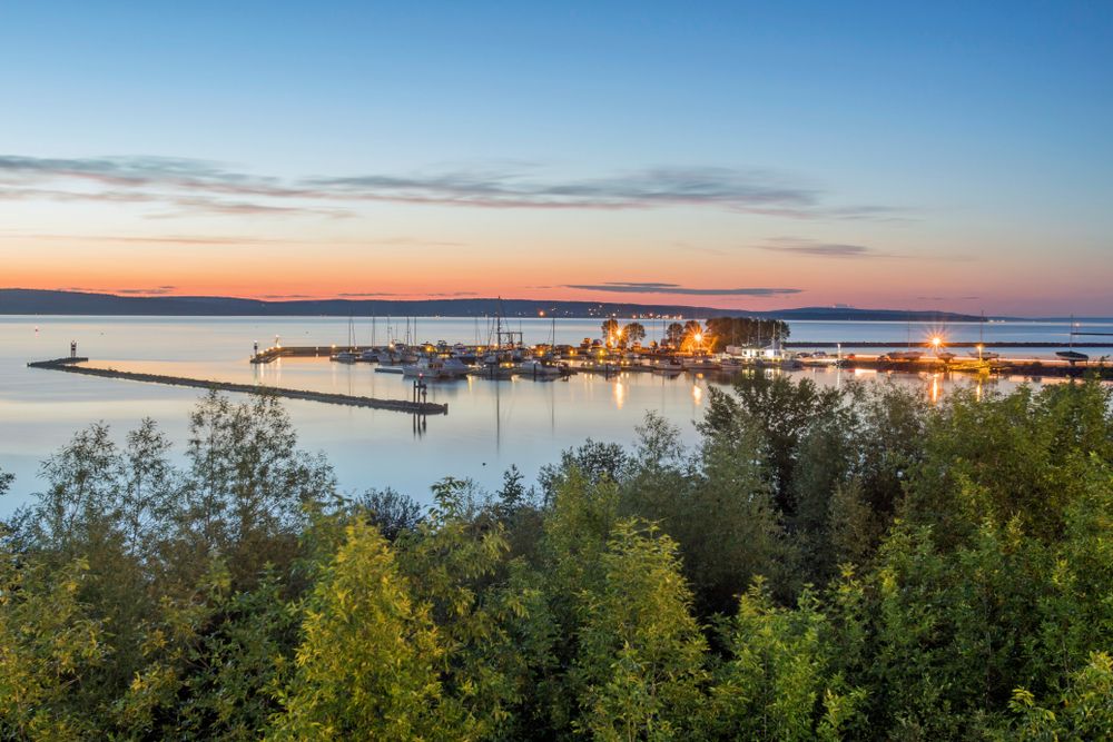 Aerial View of Ashland Marina