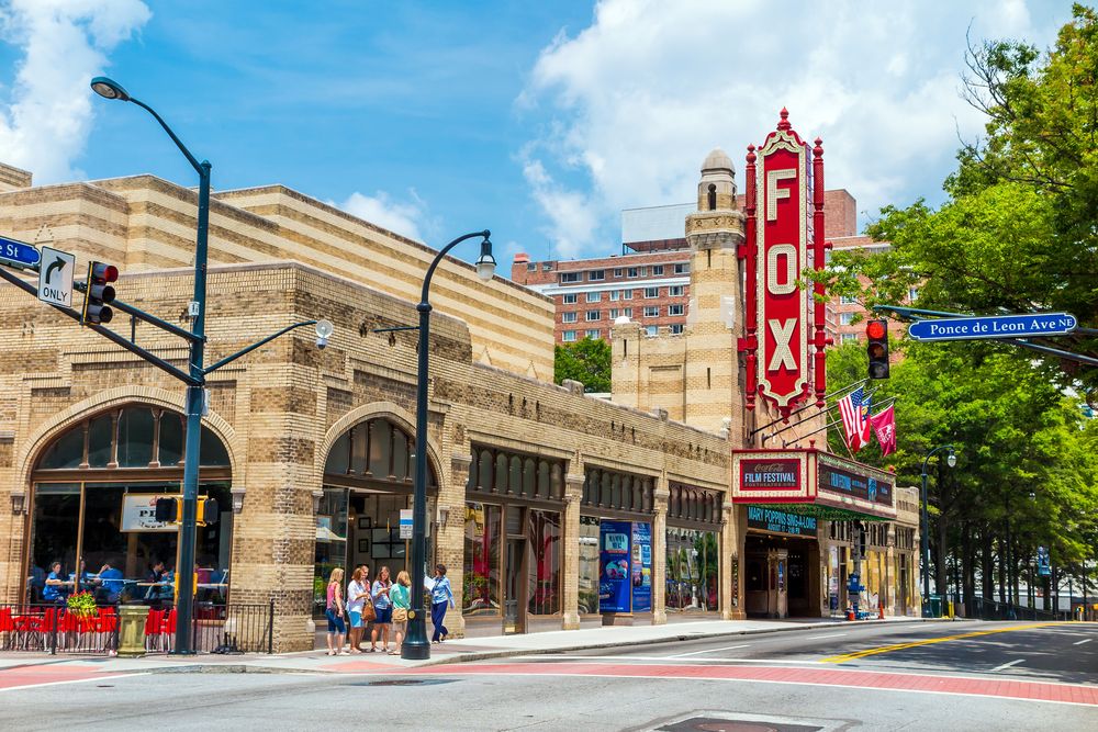 Side exterior of Fox Theatre.