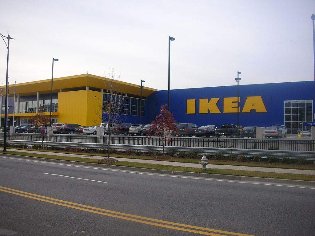 Exterior of IKEA at atlantic station.