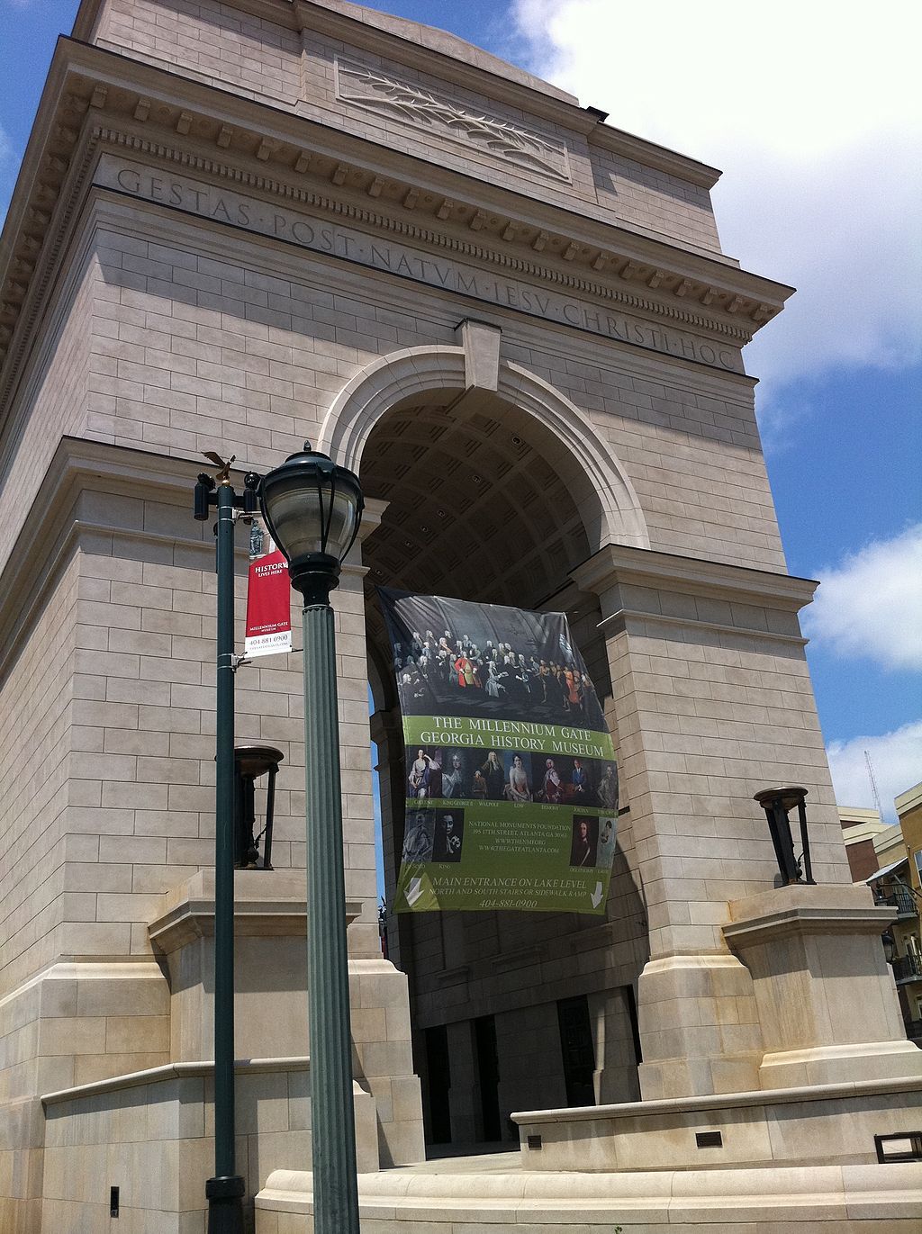 Closer view of the entrance of Millennium gate museum.
