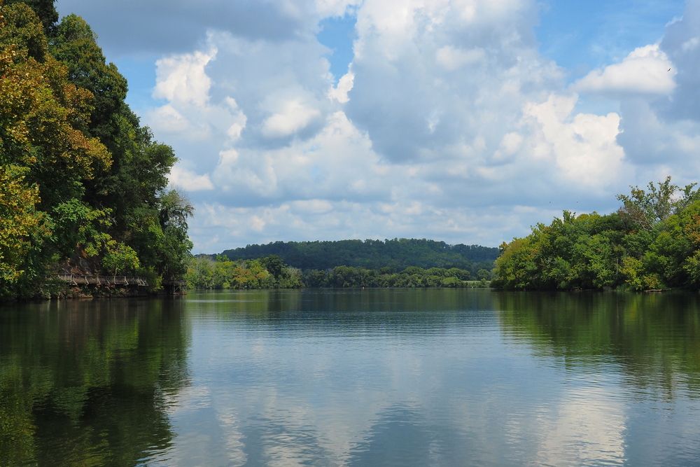 The waters of Ijams Nature Center