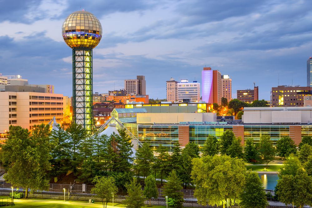 Daytime view of World's Fair Park