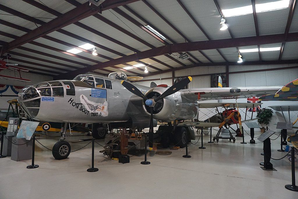 Interior of Cavanaugh Flight Museum