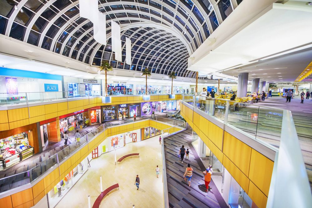 Interior of Galleria Dallas
