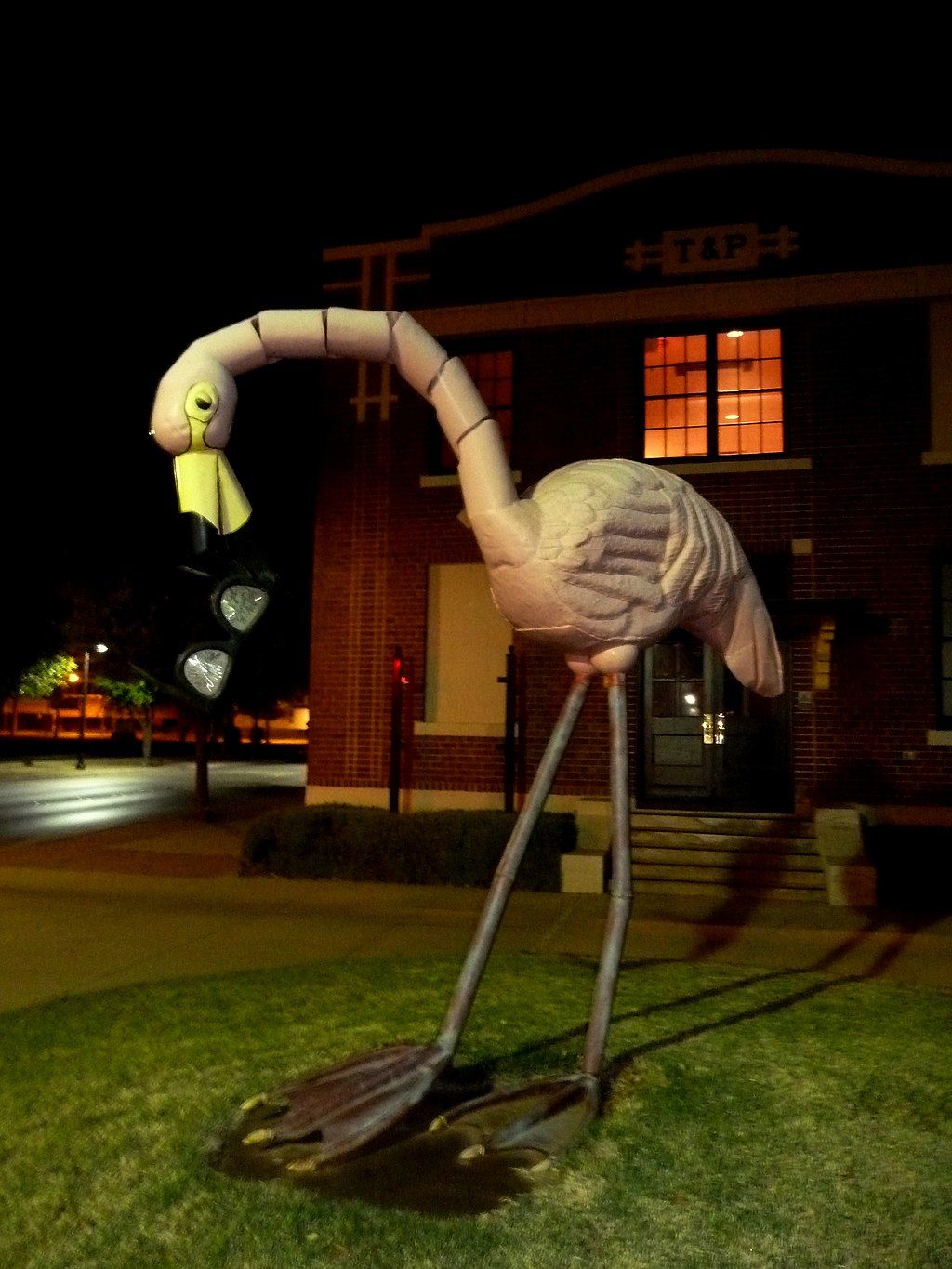 Flamingo sculpture at Abilene