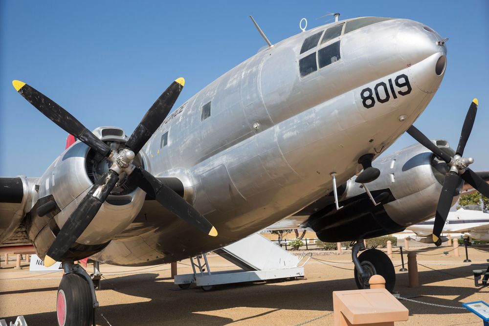 A plane at Blackbird Airpark Palmdale