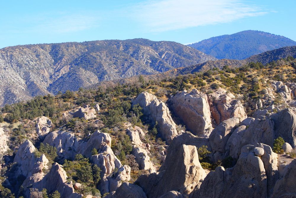 Mountain views from Devil's Punchbowl Natural Area