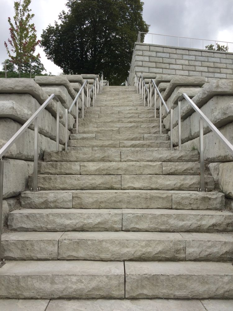 Steps at Riverside Park