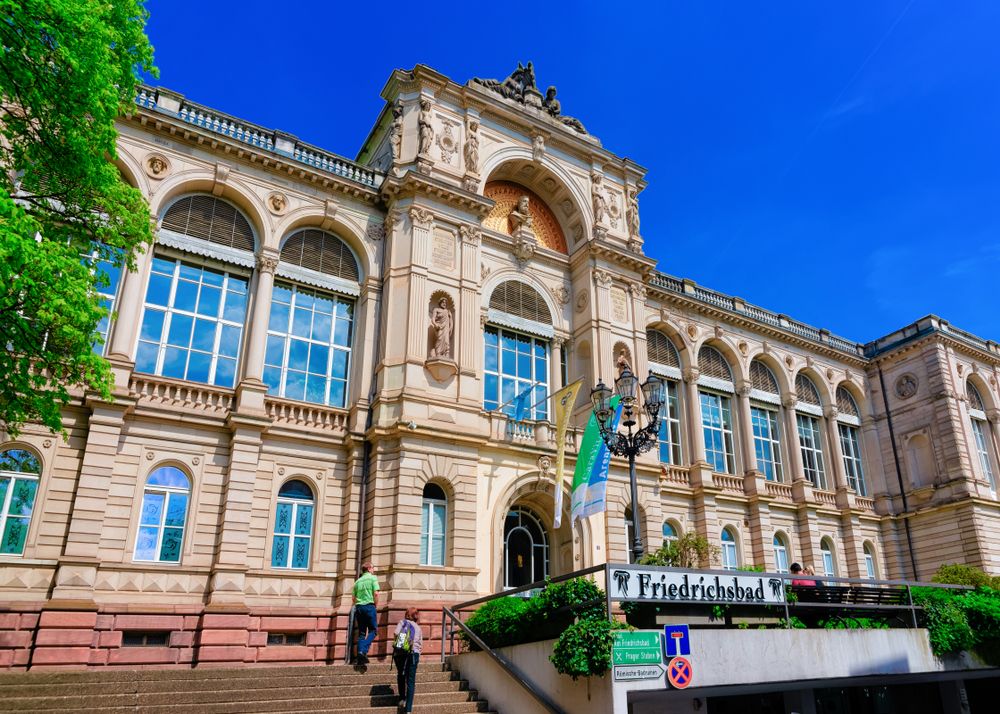 Front exterior of Friedrichsbad Spa