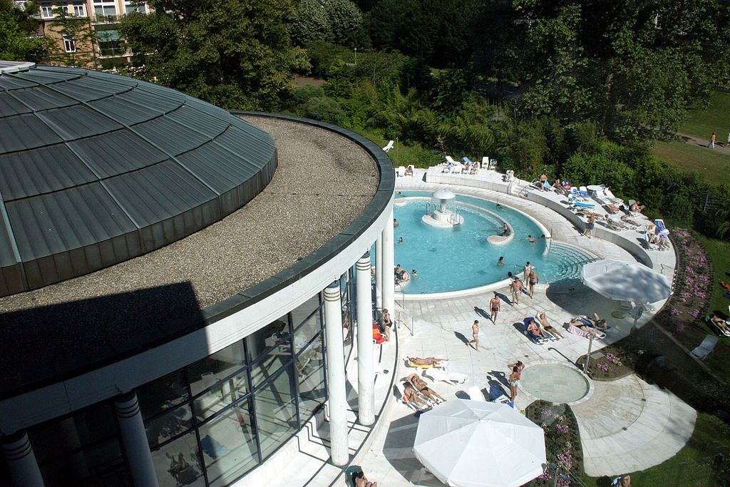 Aerial view of Caracalla Spa Thermal Bath