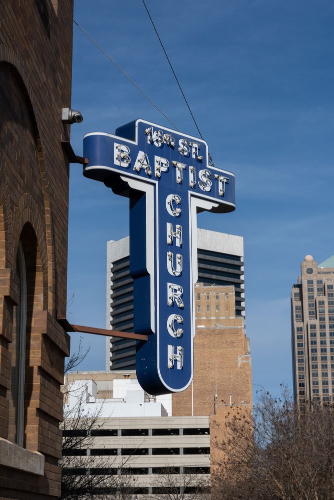Signage of 16th Street Baptist Church