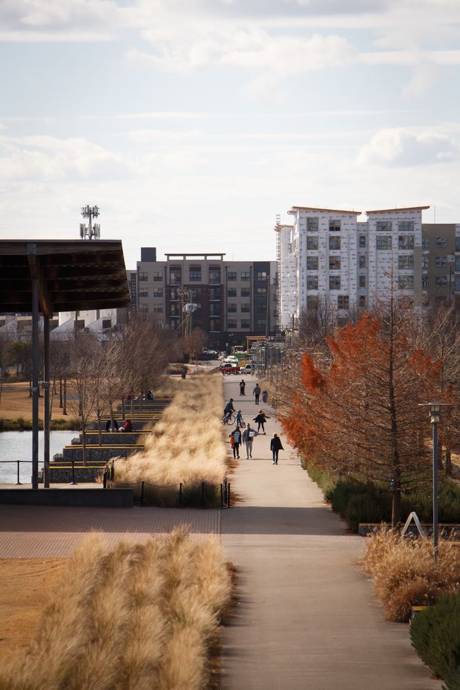A trail at Railroad Park