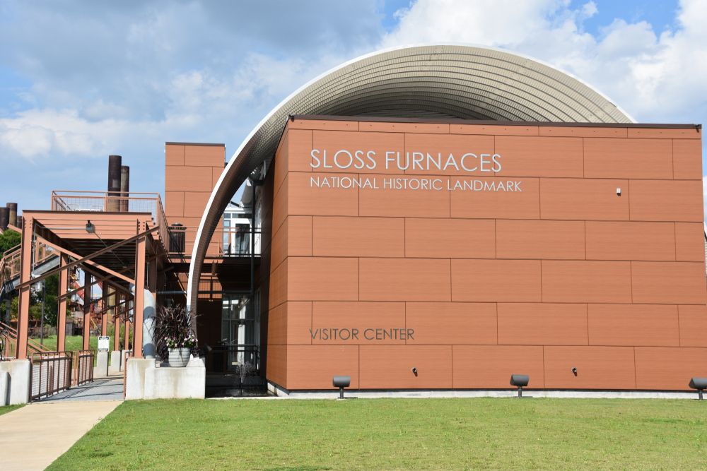Exterior of Sloss Furnaces National Historic Landmark