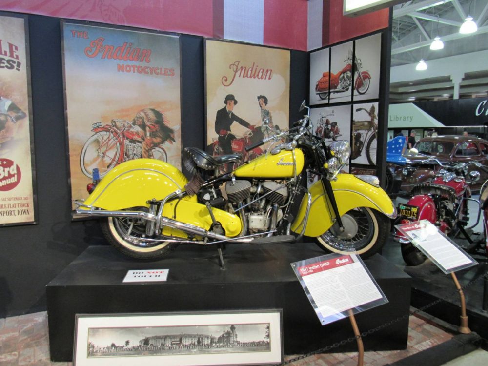 A motorcycle displayed in San Diego Automotive Museum