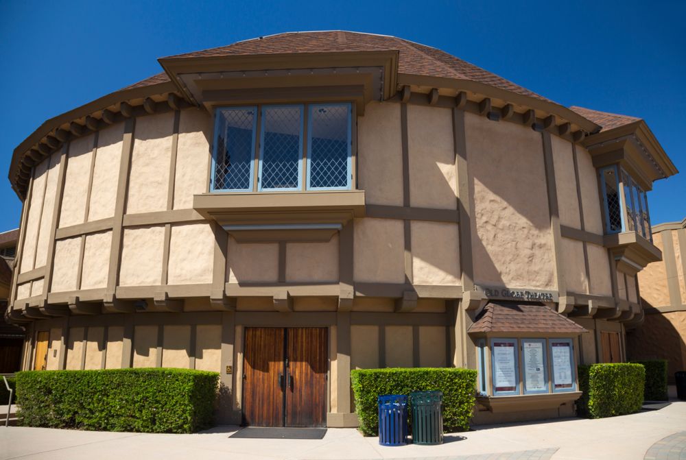 Exterior of Old Globe theatre