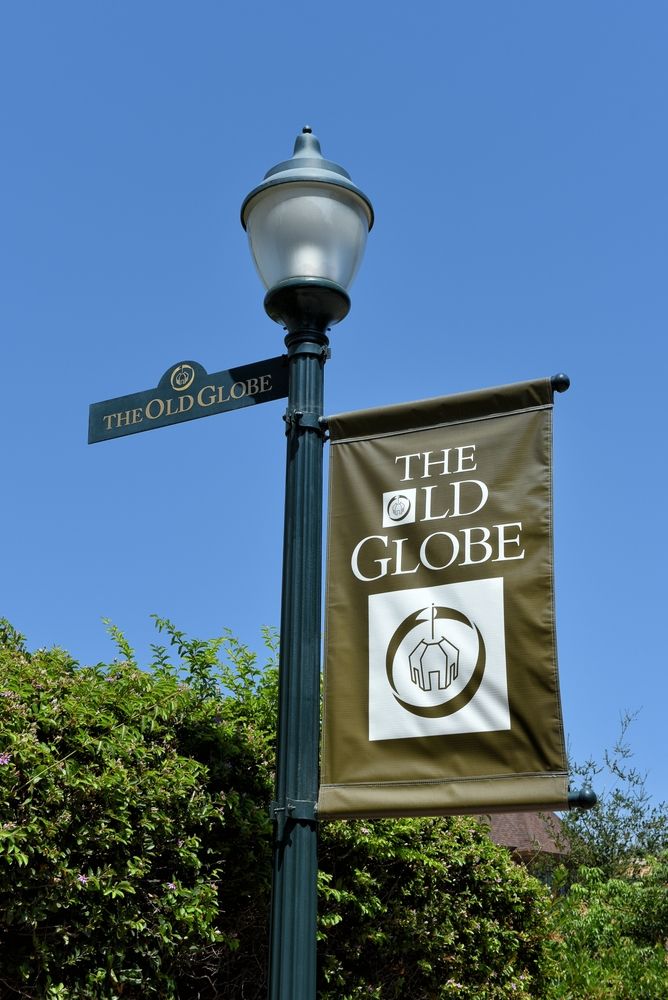 Sign post of the Old Globe