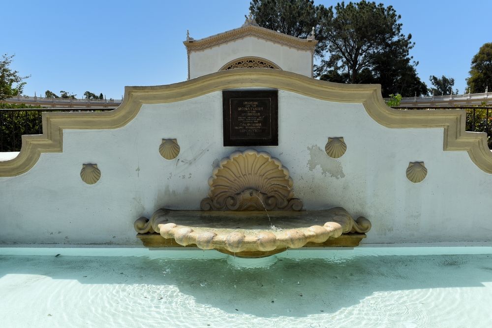 Water fountain of Spreckels Organ Pavilion