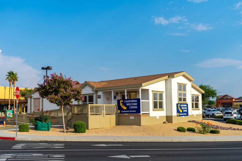 Exterior of California Welcome Center