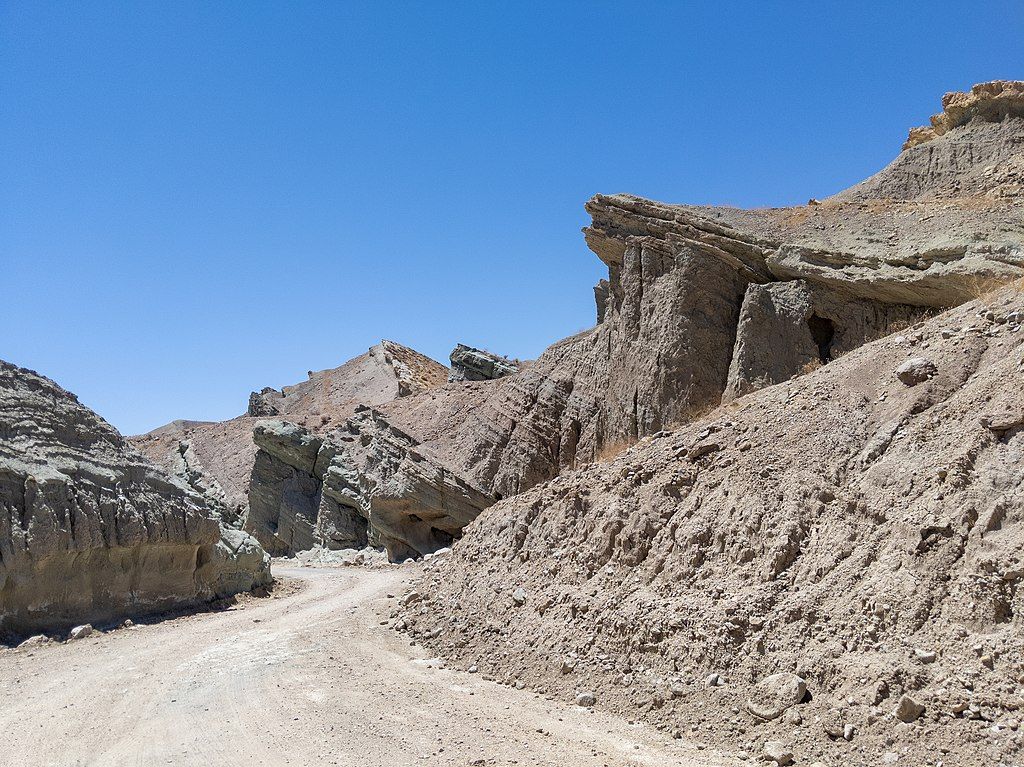 A trail at Rainbow Basin Natural Area