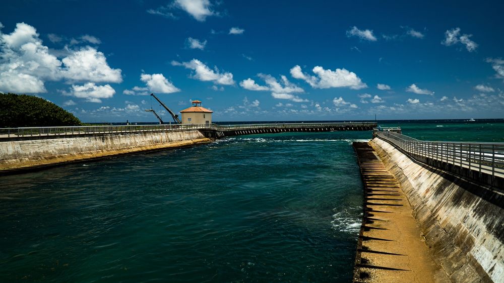The waters of Ocean Inlet Park