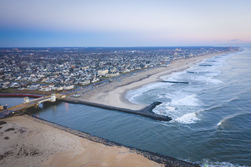 Aerial view of Shark River