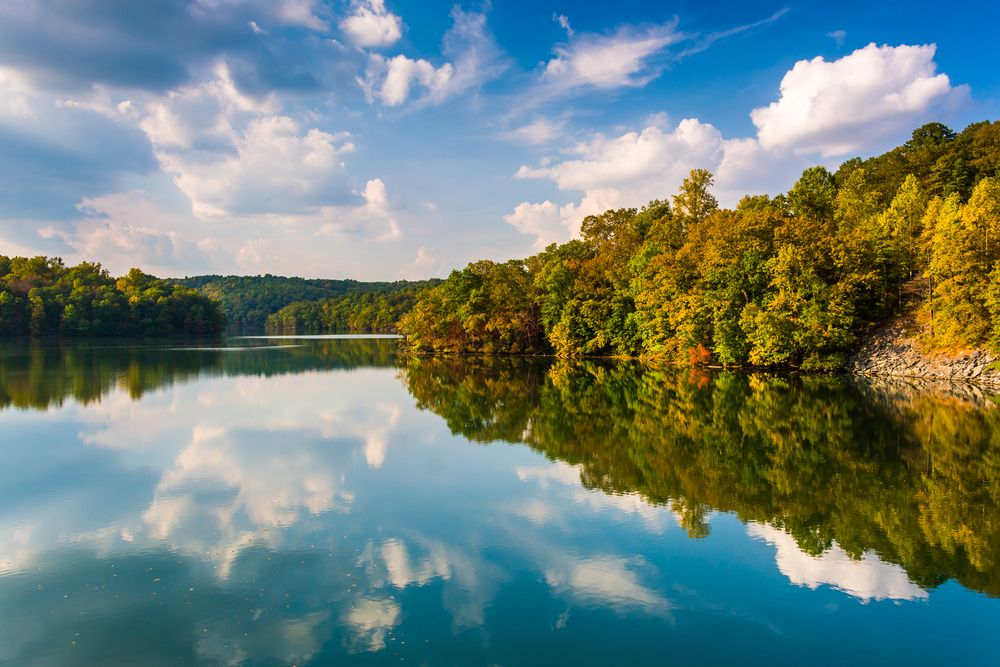 The waters of Prettyboy Reservoir Park