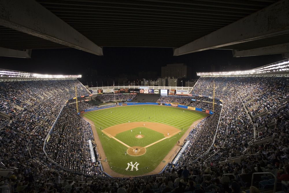 Interior of the Yankee Stadium