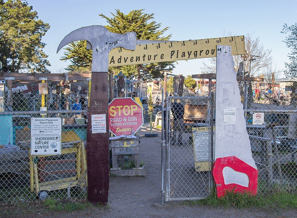 Entrance to the Adventure Playground