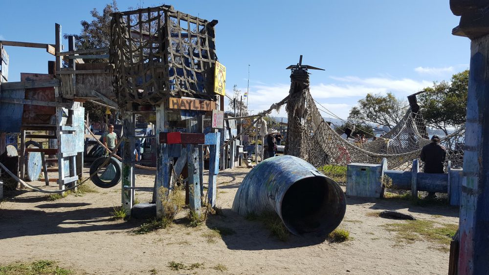 Play area of Adventure Playground