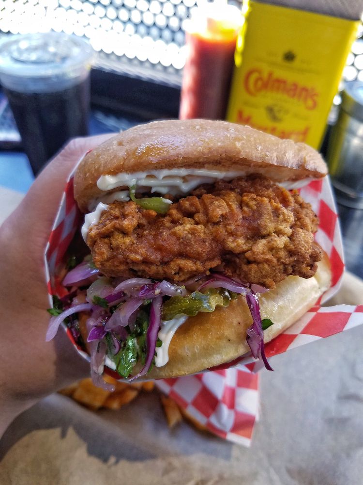 Chicken sandwich from the bird restaurant