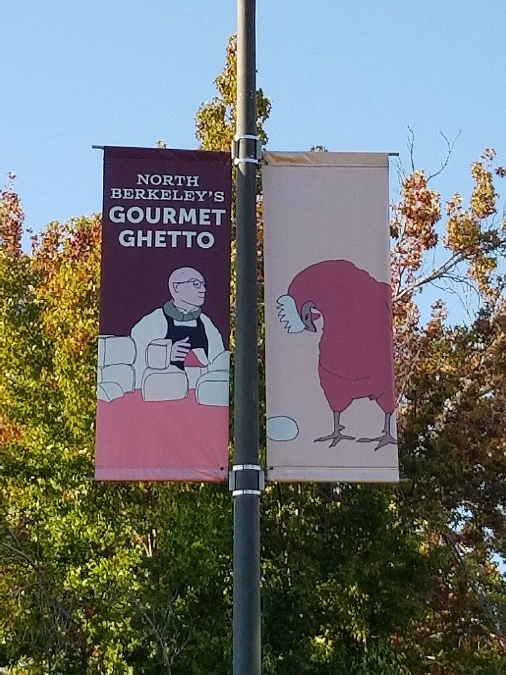 Signpost of Gourmet Ghetto