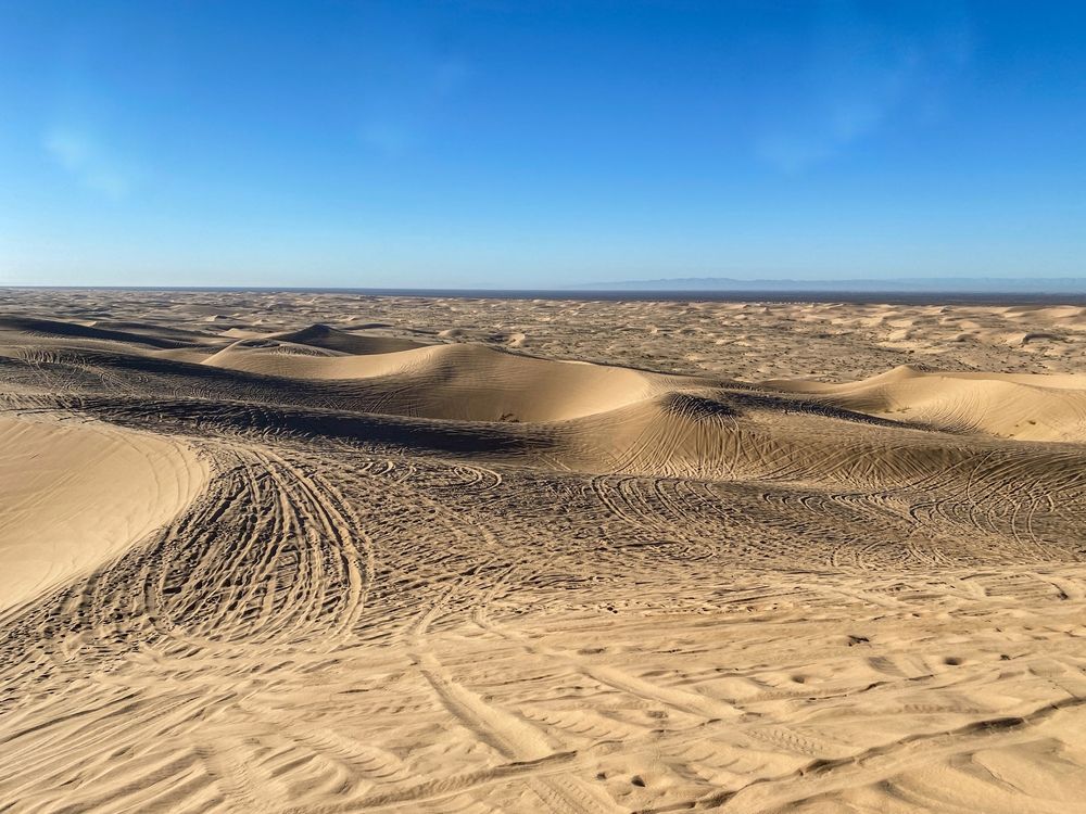 Daytime view of Imperial Sand Dunes