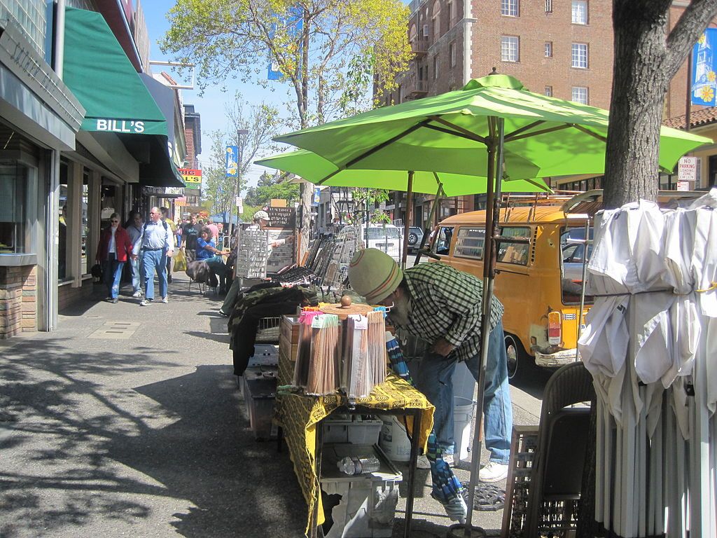 Street vendor at Telegraph Avenue