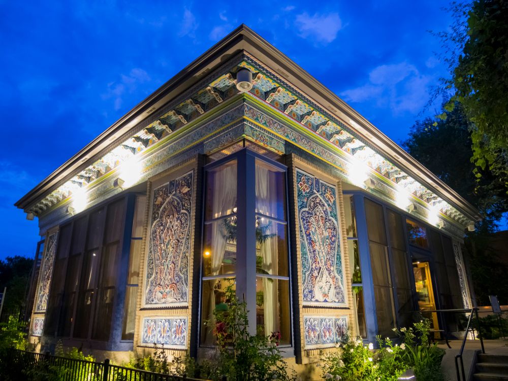 Exterior of Boulder Dushanbe Teahouse