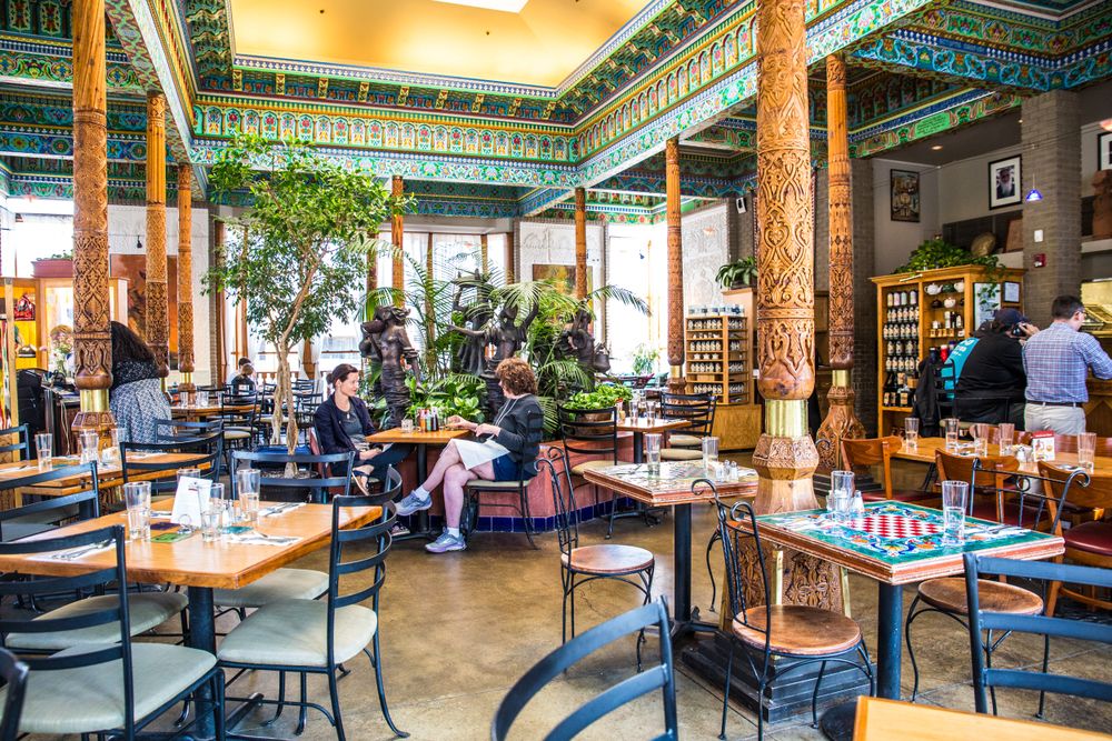 Interior of Boulder Dushanbe Teahouse