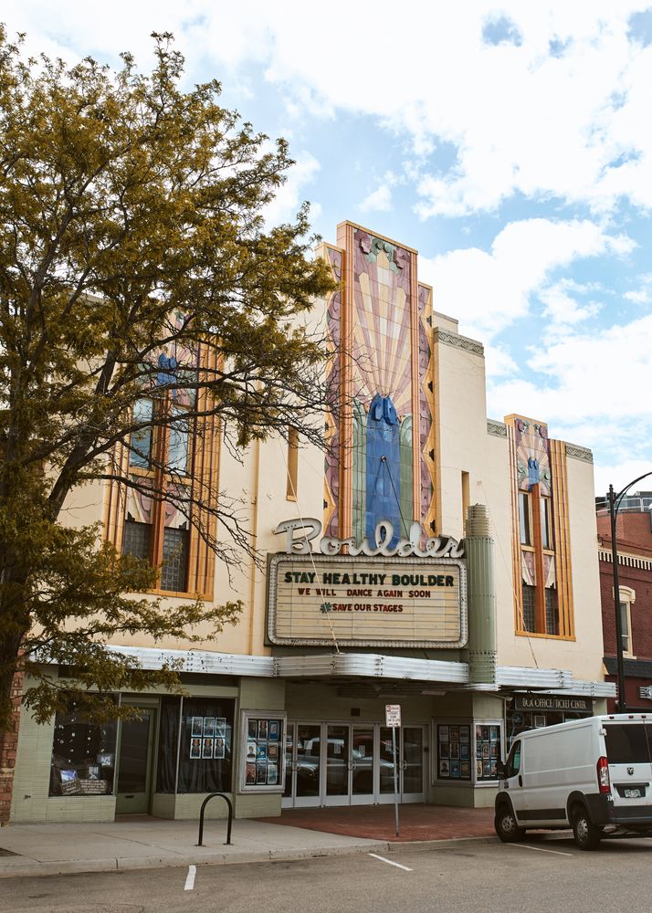 Exterior of the Historic Boulder Theater