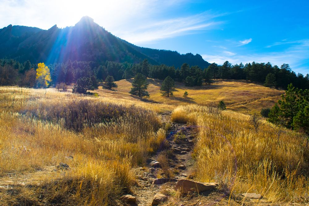 Scenic view of Chautauqua Park