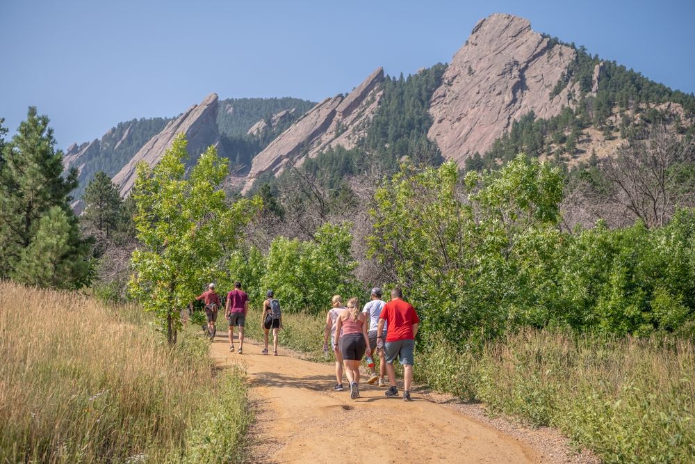 Hikers at Chautauqua Park