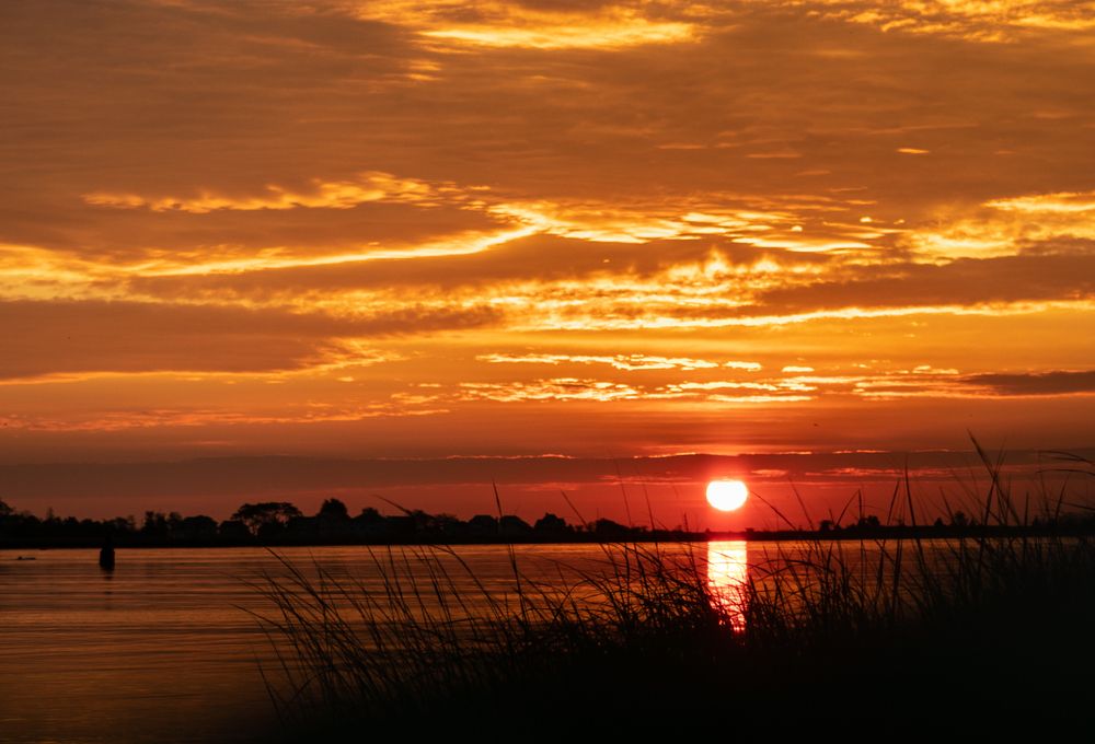 View of the sunrise from Short Beach