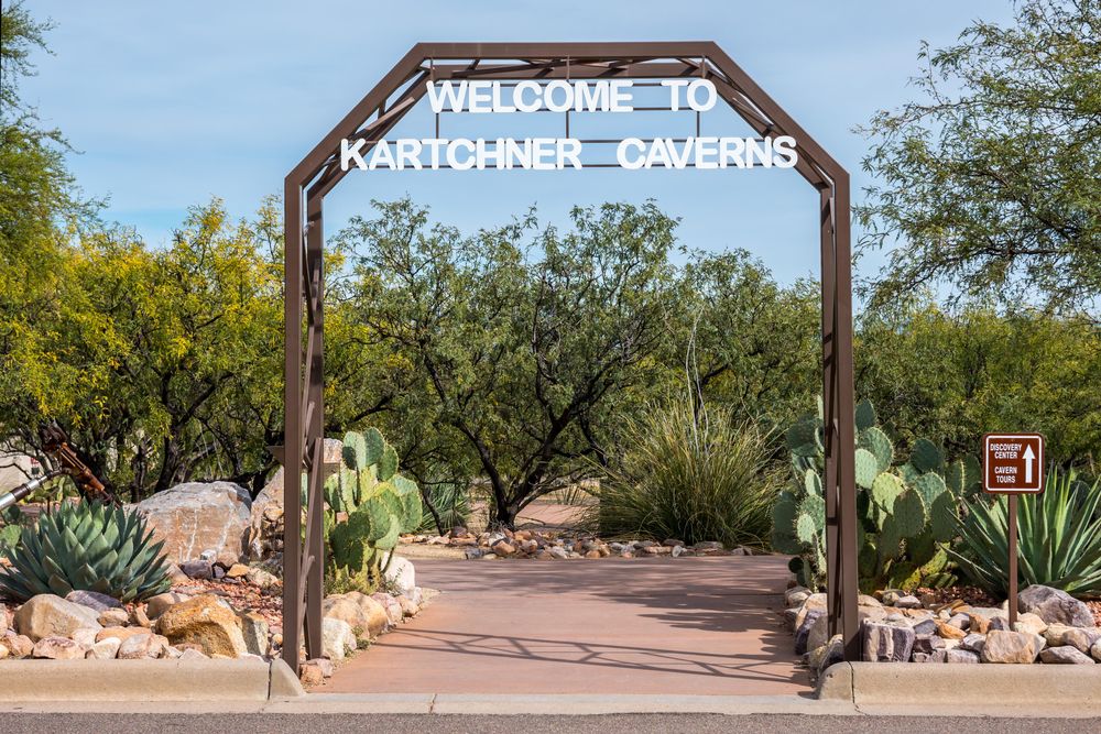 Entryway of Kartchner Caverns