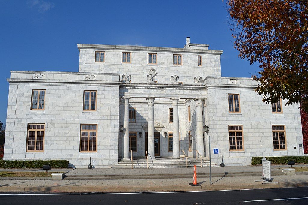 Exterior of the Cherokee County Courthouse