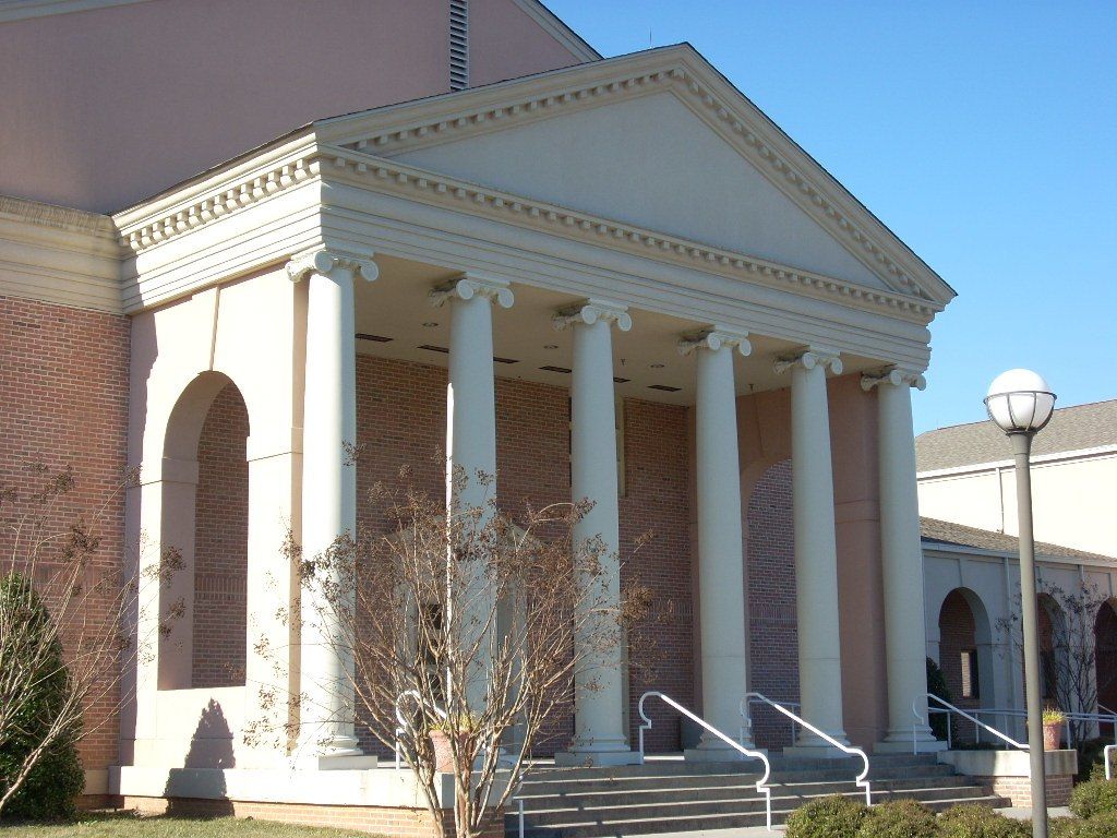 Exterior of the Falany Performing Arts Center