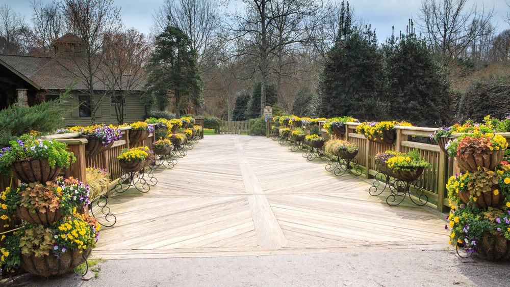 Walkway at Gibbs Gardens
