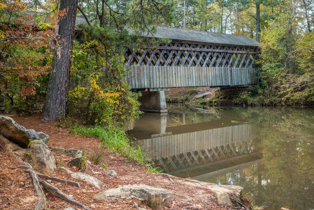 Side view of Poole's Mill Bridge