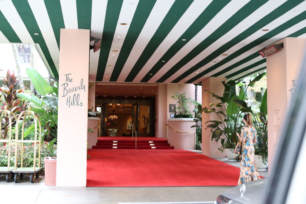 Entrance to the Beverly Hills Hotel