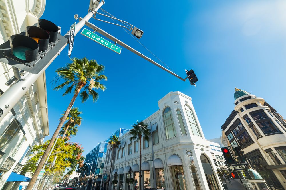 Road sign of Rodeo Drive
